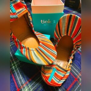 Tieks Multi-colored Flats - Size 8
